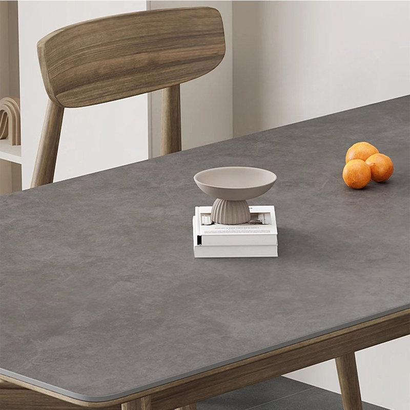 Table de salle à manger moderne de style nordique minimaliste, H 29,5 po x L 55,1 po x l 31,5 po