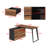 61.2” Wide Corner L-Shaped Computer Desk With 3 Drawers-1562449560