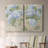 Vintage Hydrangea Fresco I-Premium Gallery Wrapped Canvas -Ready to Hang-1997753891