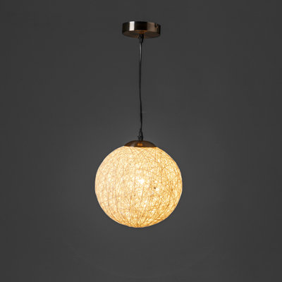 Reggio 1 - Light Silver Sphere Pendant