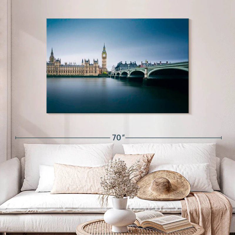 Nicci London Riverside Blue Hour, H 32 po x l 48 po
