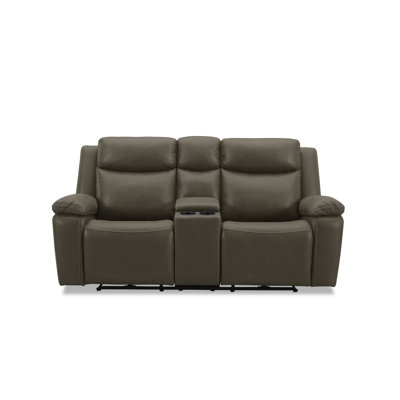 Causeuse double Charles avec cuir Charles