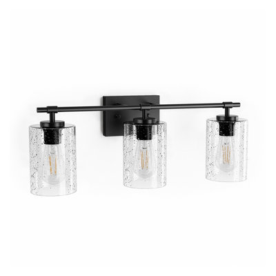 Cylindrical Bubble Glass Lamp Shades