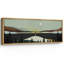 Sun Mountain Landscape Lonely - Green Abstract Landscape Mountains, reproduction d'art sur toile-98042211-111176149