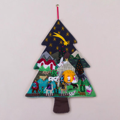 Hand Woven Plastic / Acrylic Wall Hanging