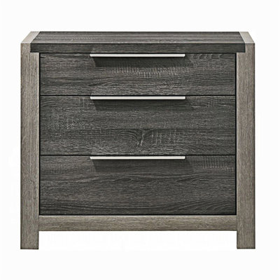 Table de chevet avec tiroirs
