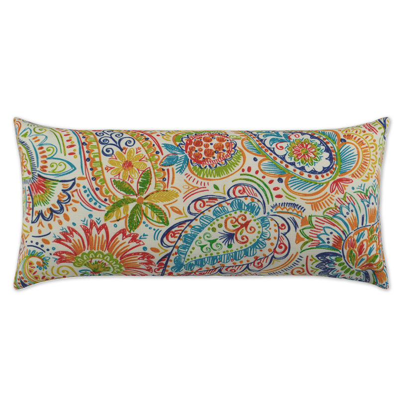 Gilford Lumbar Indoor/Outdoor Pillow Cover & Insert, Festive