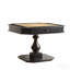 Table de jeu d'échecs réversible à finition noire avec plateau de jeu (Figurines d'échecs non incluses)-132433139