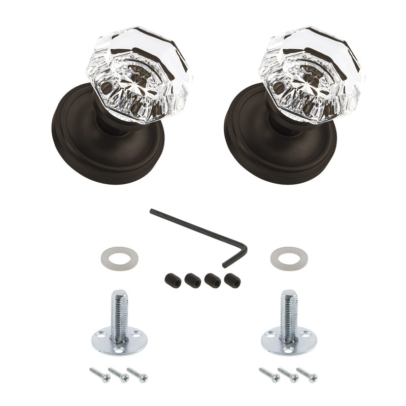 Classic Rosette with Waldorf Door Knob, Oil-Rubbed Bronze, 2-3/8”