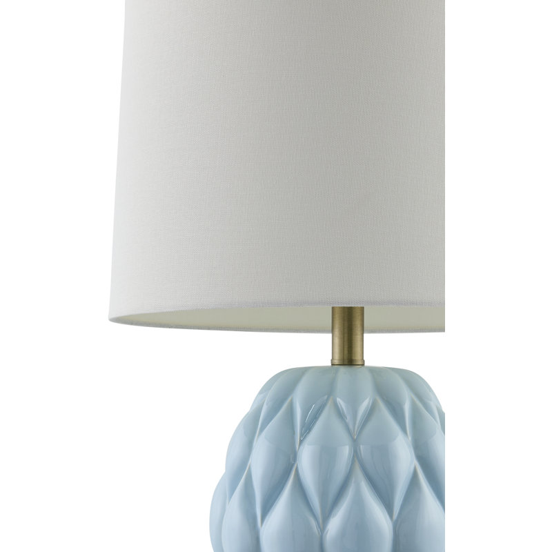 Lampe de table Shahe, Bleu clair