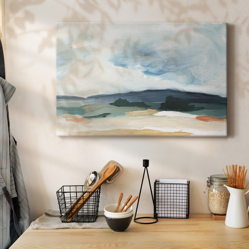 Toile tendue pastel Vista II-Gallery, H 12 po x l 18 po