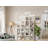 Tall Narrow 6-Shelf MDF Bookcases, Slim Vertical Storage Unit, Corner Bookcase for Small Spaces, Bedroom & Home Office-640909960