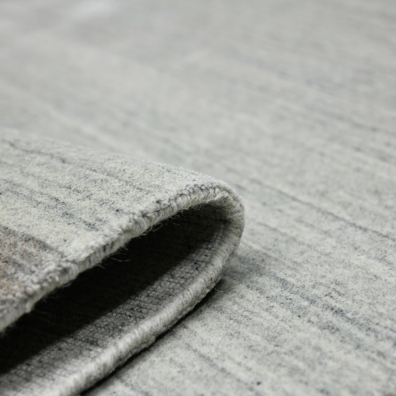 Wool Striped Indoor Rug, Rectangle 9' W x 12' L