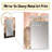 Rose Gold Radiance - Abstract Shapes Wall Mirror, Modern Decorative Mirror, Printed Metal Art-2103453153