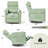 Power Swivel Recliner Glider With Adjustable Headrests & Armrests,  Usb And Type-C Charging Ports-1074102104