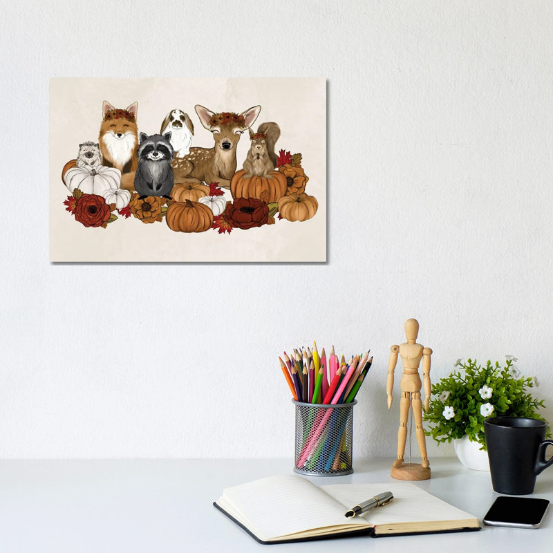 Fall Babies by Katie Bryant - Wrapped Canvas Gallery-Wrapped Canvas Giclée, 20.32 cm H x 30.48 cm W