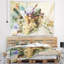 Tapisserie florale illustrée de fleurs numériques-28503156