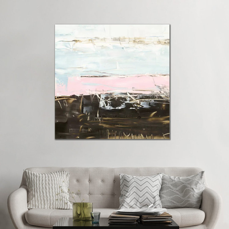 « Layer Cake I » par Ethan Harper, reproduction d’art, Toile tendue, H 48 po x l 48 po x P 1,5 po, Sans mat
