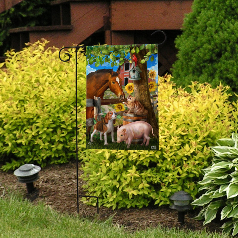 Making Friends Garden Flag