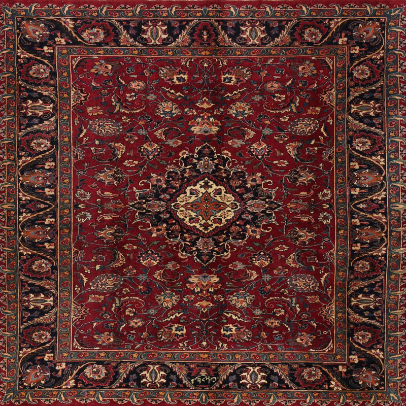 Soza Performance Oriental Indoor Rug, Square 3'