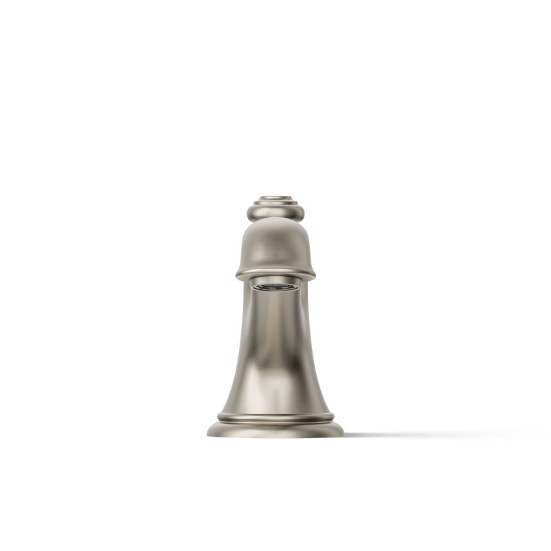 Artifacts Bathroom Sink Spout with Bell Design, Vibrant Brushed Nickel