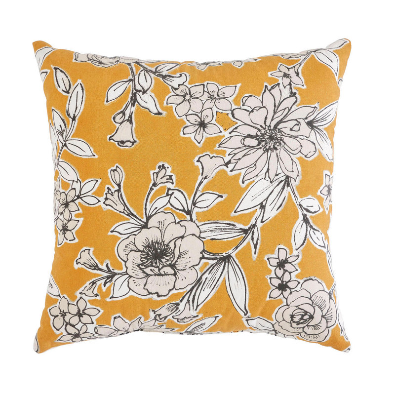  Cotton Throw Square Pillow Cover & Insert