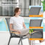Ensemble de chaises de patio en acier thermolaqué Wittig (ensemble de 4) -610373347-610373344