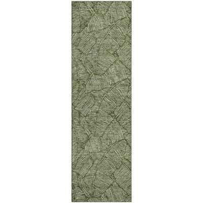 Premium Machine Washable Prisco Olive Rug