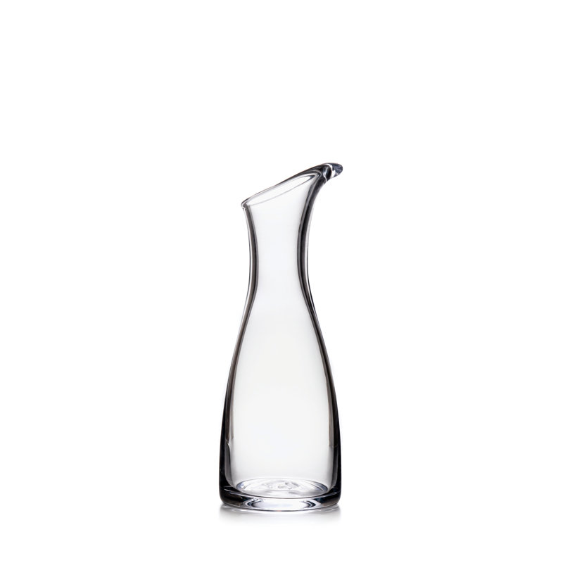 Glass Carafe, 14" H x 4" W x 4" L