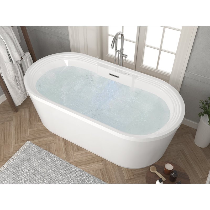 Baignoire à air autoportante 67 po x 33 po Jetson Series