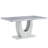 5 Piece Modern Rectangular 71" Faux Marble Dining Set with Cantilever Chairs-901854483-902629953