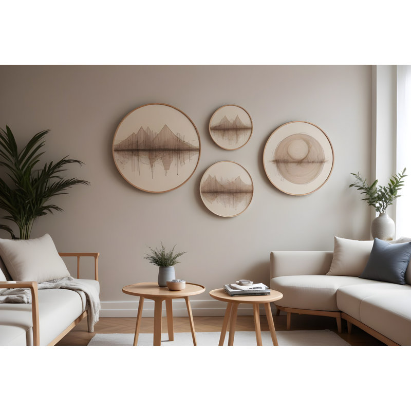 Decorative Framed MDF Painting