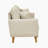 Artina 65'' Square Arm Loveseat-1936660075