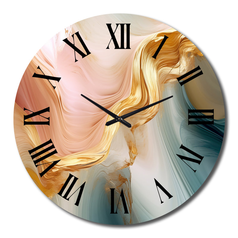 Horloge murale Exquise Wave Harmony, Grand