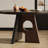 Black Brown Retro Three-dimensional Round Table-523921214