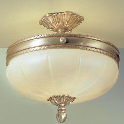 Comfrey Glass Semi Flush Mount