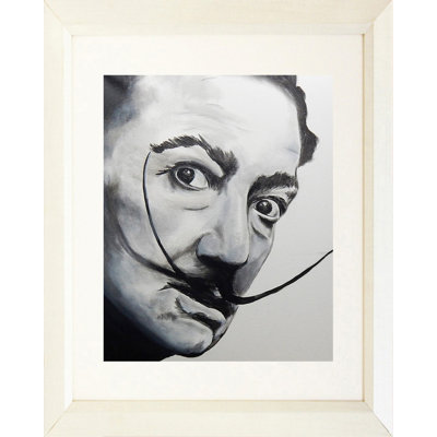 'Salvador Dali' Framed Acrylic Painting Print by Ed Capeau