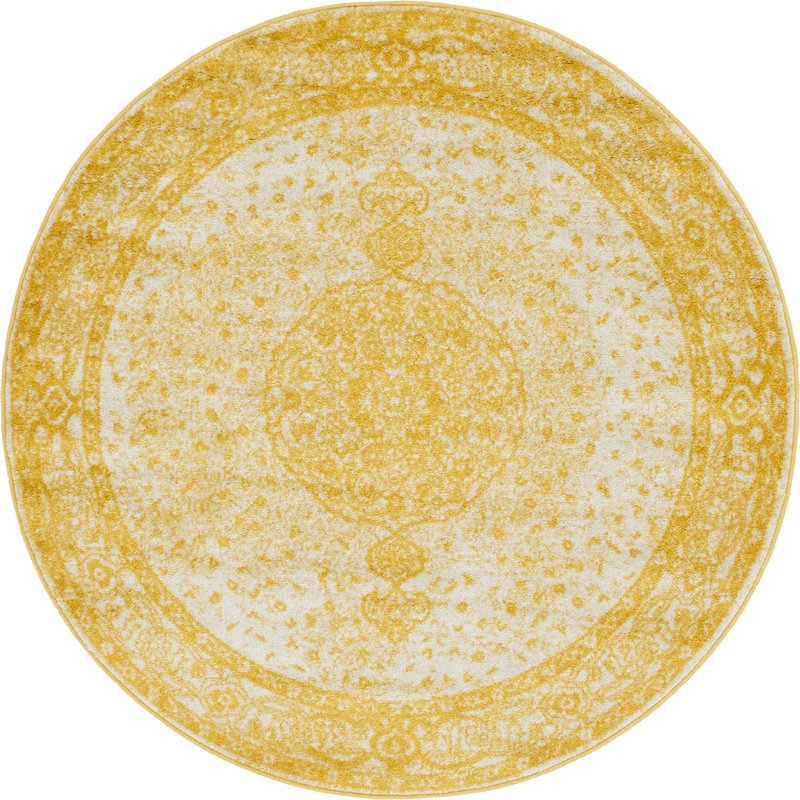 Oriental Area Rug, Round 152cm