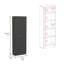 Armoire garde-manger multi-rangement, cinq tablettes, armoire double porte-1191504708