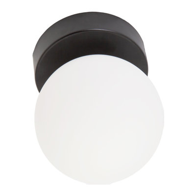 Glass Semi Flush Mount