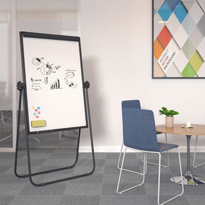 Tableau blanc effaçable à sec 40 po x 28 po