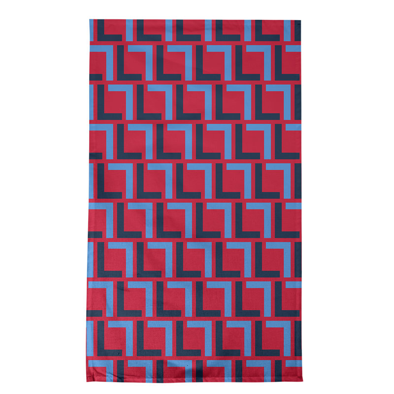 Tennessee Tea Towel Kitchen Towel, Cotton Blend, Navy/Silver/Red