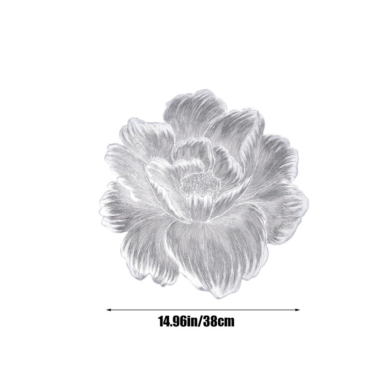  Faux fleurs artificielles en simili fleurs de soie Simulation de fleurs Tapis de table en PVC estampage Étanche antidérapant Isolation thermique Élégante décoration Protection Table de salle à manger Convient à la cuisine