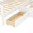 L-Shaped Platform Bed With Trundle, Platform Bed With Storage Drawers And Shelves, No Spring Box Needed-116829712