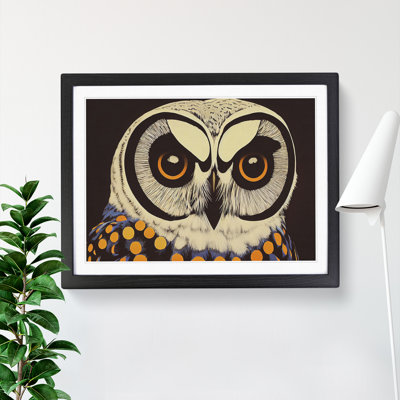 Electrifying Owl - Single Picture Frame Painting