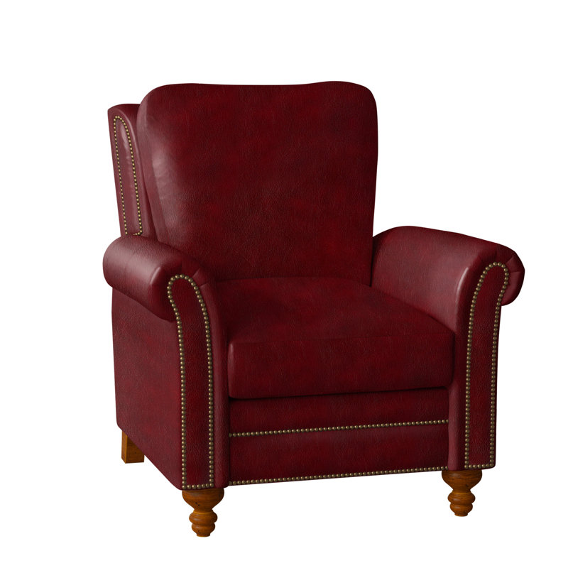 Richardson Recliner, Aline Fumo Genuine Leather, New Classiques, French Natural
