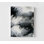 Impression abstraite grise et noire, impression abstraite encadrée, peinture abstraite noir et blanc, art mural abstrait gris, art mural surdimensionné