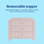Read-With-Me 3 Drawer Chest With Bookshelves And Removable Changing Topper-115360091