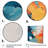 Blue And Orange Paint Expression 3 - Abstract Wall Art-617211075-617211078