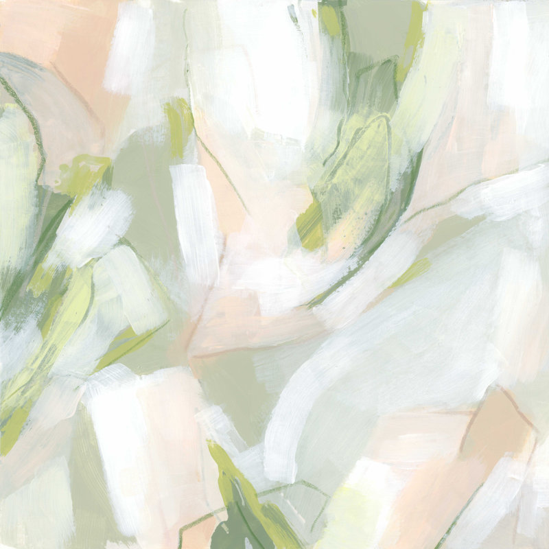«Spring Sweep II» par June Erica Vess - reproduction sur toile tendue, H 12 po x l 12 po x P 1,25 po